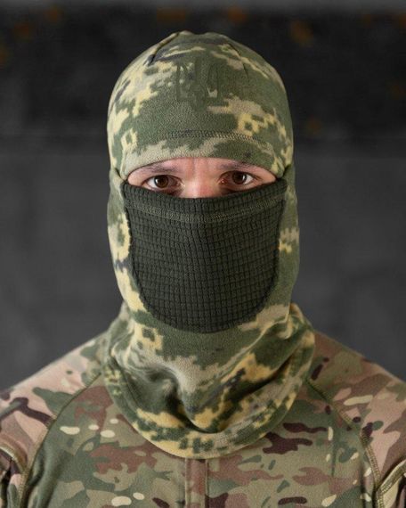 Балаклава пиксель Герб сота ВТ7666 | Зображення 1