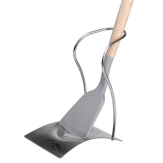 Підставка под половник лопаточку или ложку 12×10.5×17 см из нержавеющей стали Серебро HP-19-15-Y | Зображення 3