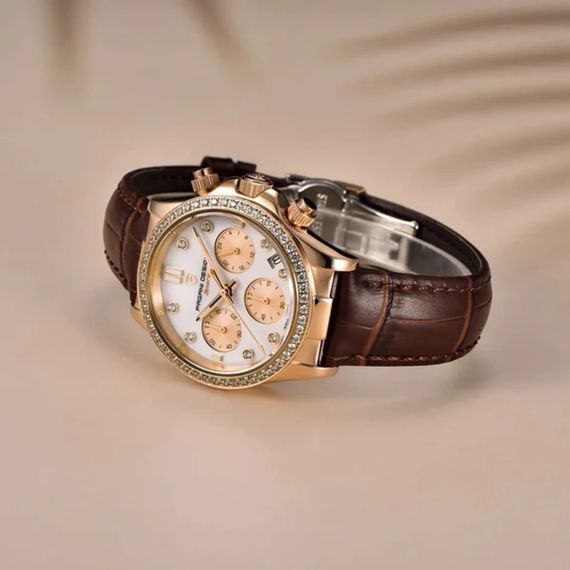 Жіночий годинник Pagani Design PD-1730 Gold-Brown | Зображення 1