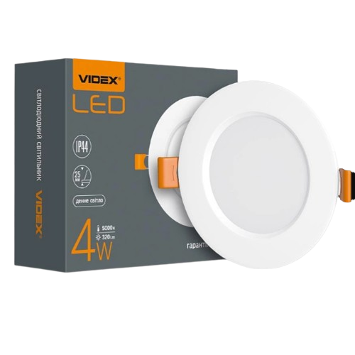 LED Панель врезная круглая 4W 5000К VL-DLBR-045 Videx | Зображення 1