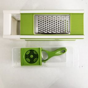 Тертка слайсер для овочів MULTI PURPOSE GRATER, Мультислайсер ручний, Терка-овочерізка BS-118 на присосці