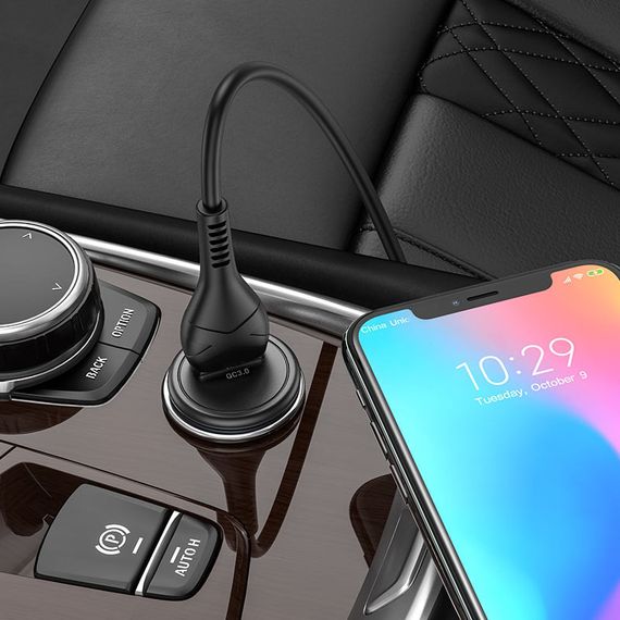 АЗУ Hoco Z43 QC3.0 (1USB/18W) + MicroUSB | Зображення 4