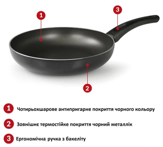 Сковорода Flonal Milano 26 см (GMRPB2642) | Зображення 2