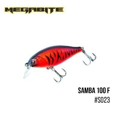Воблер Megabite  Samba 100 F (60 mm, 12,5 g, 1 m) (S023)