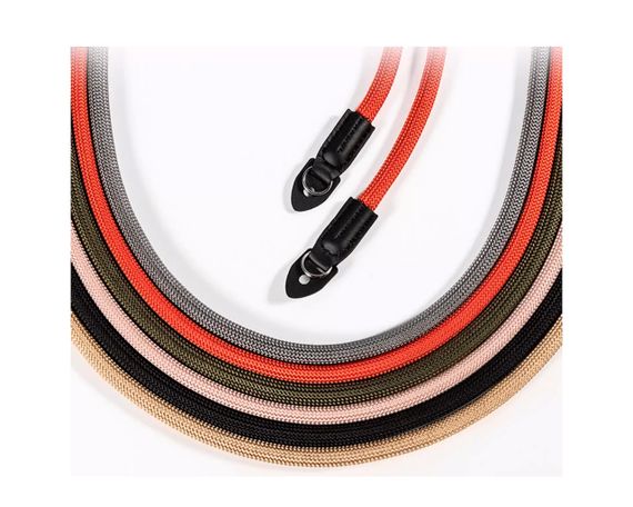 Ремень универсальный для фотоаппарата фотокамеры CAMERA STRAP нашейный плечевой из ткани красный | Зображення 5