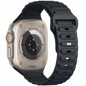 Силіконовий ремінець Defense для Apple Watch 42(ser.1-3)/44/45/46/49mm Midnight Blue