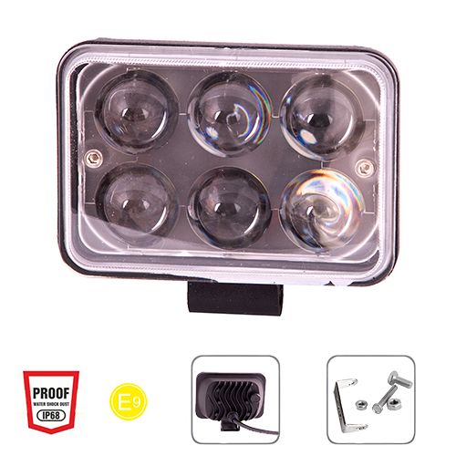 Фара робочого світла WLP-184D SPOT 6Led*3W/10-30V/18W/6000K | Зображення 4