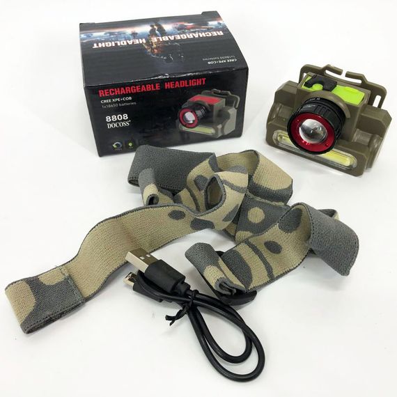 Головной фонарь для активного отдыха Police, Мощный налобный фонарь для рыбалки Налобный яркий QB-37 | Зображення 6