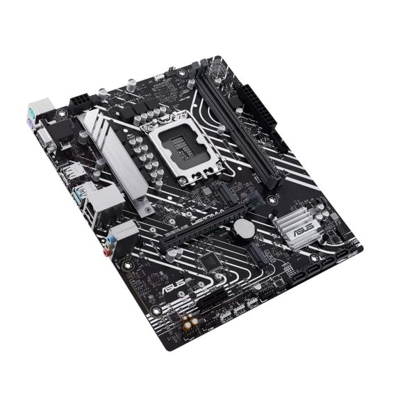 Материнcкая плата ASUS PRIME H610M-A-CSM s1700 H610 2xDDR5 M.2 HDMI D-Sub DP mATX 90MB1G20-M0EAYC | Зображення 3