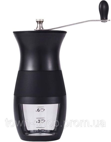 Кофемолка Kamille механическая Ø8х21см (ручная мельница для кофе или специй) KM-7065