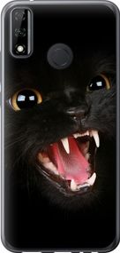 Чехол на Huawei Y8s Чёрная кошка "932u-2027-17620"
