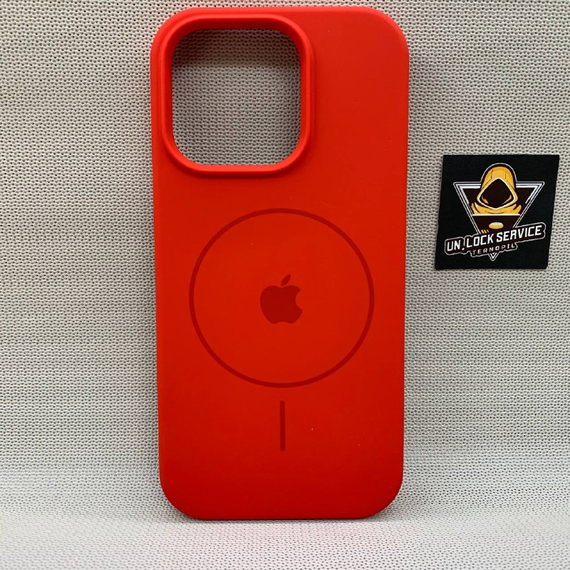 Чохол Iphone 16 Pro MagSafe SoftTouch м'який Протиударний Червоний