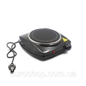 Плита инфракрасная Domotec MS-5851, одноконфорочная электроплита для любой посуды, настольная электроплита