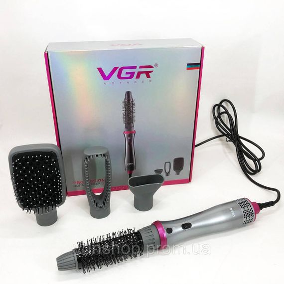 Фен для волос 2 режима температуры, Электрофен для волос с дополнительными насадками JQ-78 | Зображення 7