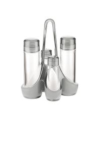 Набор для специй на подставке Guzzini Everyday 24880092 24х18,5х14 см серый