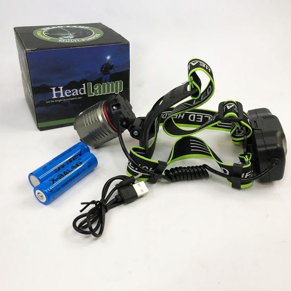 Супер потужний ліхтар налобний Police BL-A17-P50 NB-109 MICRO USB | Зображення 4