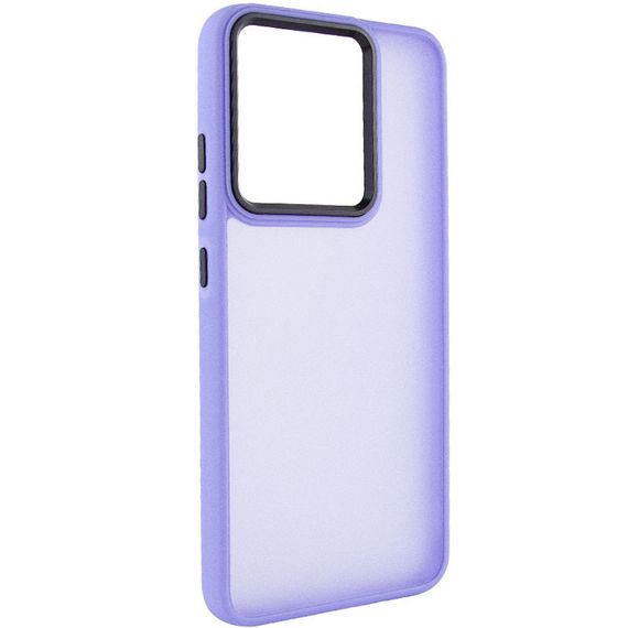 Чохол TPU+PC Lyon Frosted для Motorola Moto E40 Purple