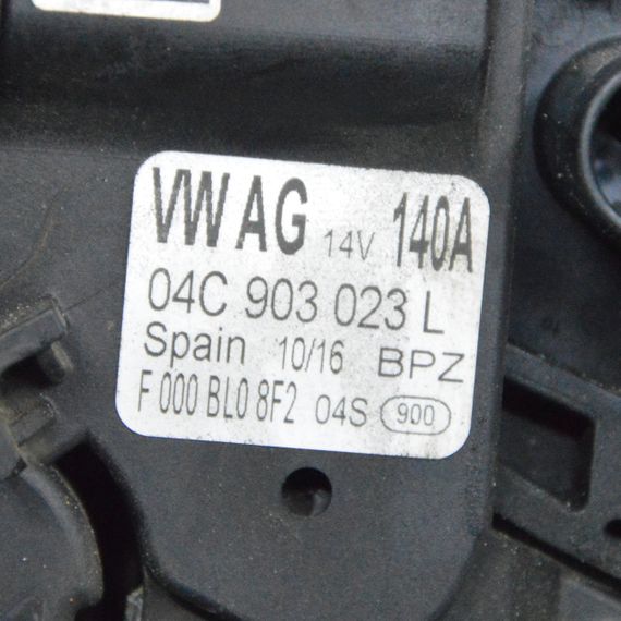 Генератор 14V 140A 1.2 / 1.4 TSI Volkswagen Golf Passat Генератор Фольксваген Гольф 04C903023L | Зображення 4
