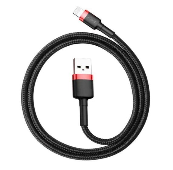 USB кабель Baseus Cafule Cable USB Lightning 1.5 A / 2m - Black/Red | Зображення 1