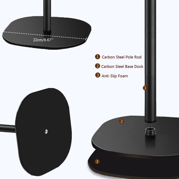 Регулируемый настольный штатив AYIZON 31-46 см для вебкамеры, смартфона, металлическая стойка для проектора | Зображення 5