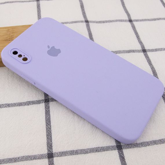 Чехол Silicone Case Square Full Camera Protective (AA) для Apple iPhone XS Max (6.5") | Зображення 1
