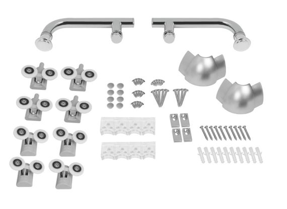 Набір Lidz Душова кабіна Wawel SC120x80.SAT.LOW.FR, прямокутна, скло Frost 5 мм + Душовий піддон Kapielka ST120x80x14 | Зображення 6
