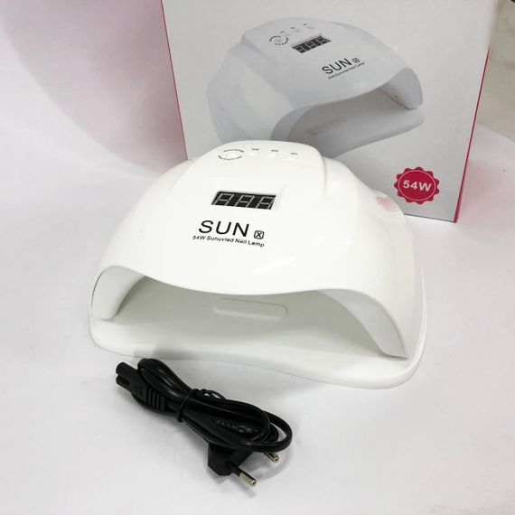 Професійна сушарка Sun X Beauty nail 54w FD 160A для нігтів, лампа для гель-лаку, Лампа майстра манікюру | Зображення 1