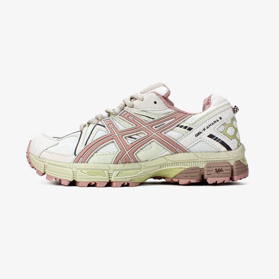 Демісезонні кросівки Asics колір бежевий/рожевий | Зображення 2