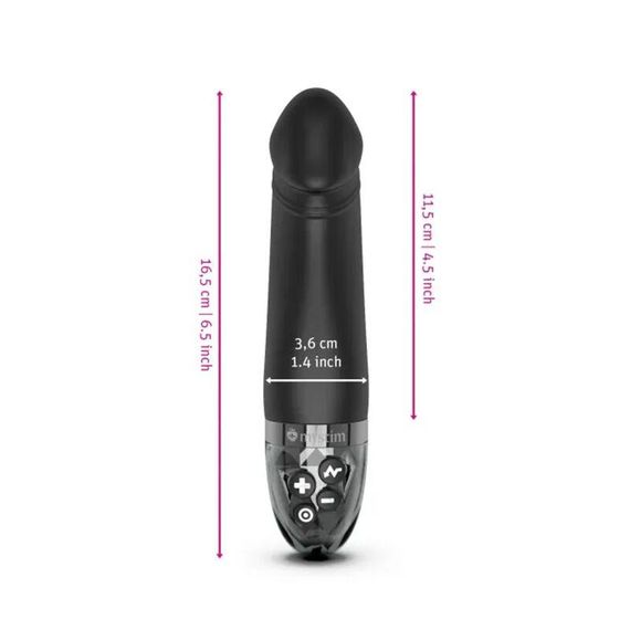 Вібратор з електростимуляцією Mystim Real Deal Neil Black Edition Sex Aura | Зображення 5
