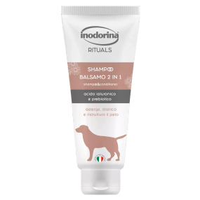 Шампунь бальзам 2 в 1 для собак Inodorina Dog Shampooing 2 in 1, 250 мл