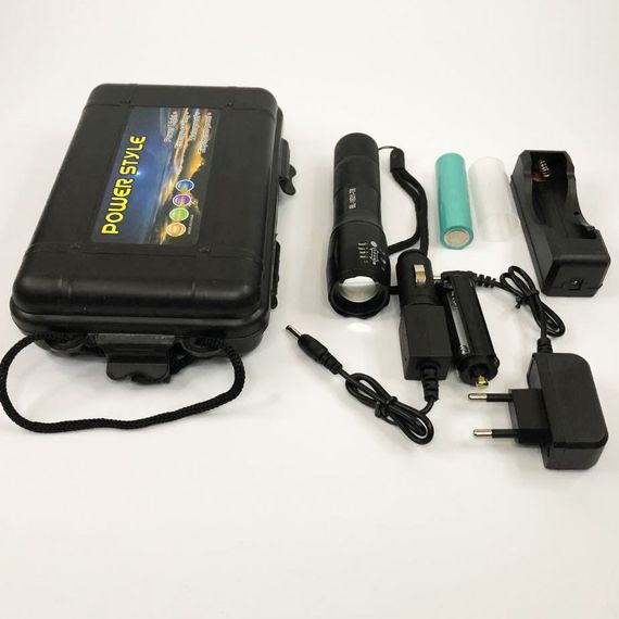 Хороший ліхтарик BL-1831 T6 Police Zoom, Сильний ліхтарик, Ліхтарик поліс, VD-432 Водонепроникний ліхтар | Зображення 7