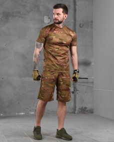 Летний комплект мультикам мужской футболка шорты