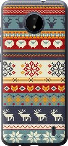 Чехол на Nokia C20 Рождественский орнамент "3303u-2510-17620"