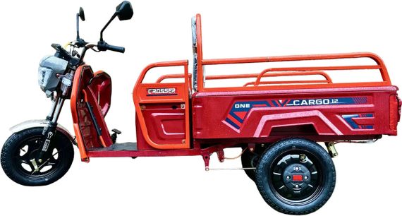 Электротрицикл Crosser CARGO 12 1000–1500W 60V 32Ah, самосвал, грузовой электроскутер до 300 кг | Зображення 3