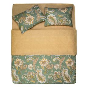 Постільна білизна полуторна Ardesto Gloria Бута ART-1622-BB 160х220 см бежева
