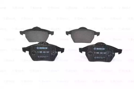 Колодки гальмівні дискові AUDI 100 (44, 44Q, C3, 4A, C4) передн.  BOSCH (0986460937) | Зображення 2