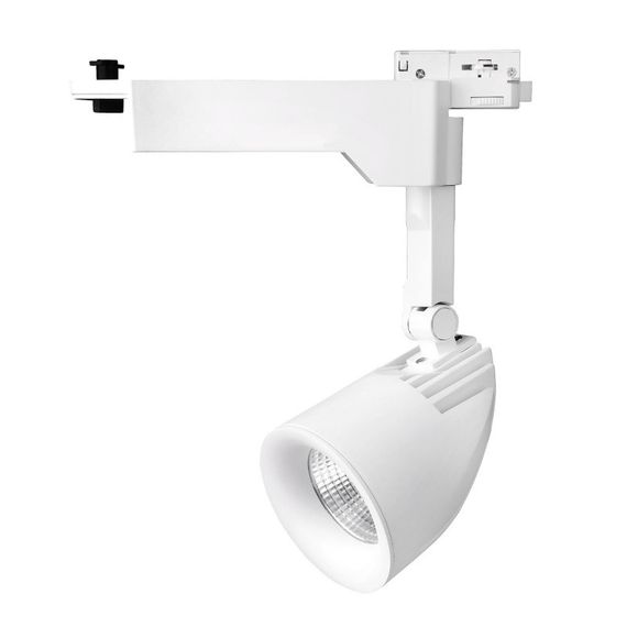 Світильник трековий поворотний LED 411/30W CW WH COB Brille 32-071