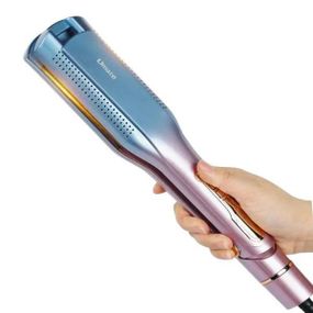 Плойка для завивки волосся Umate Рожева з блакитним