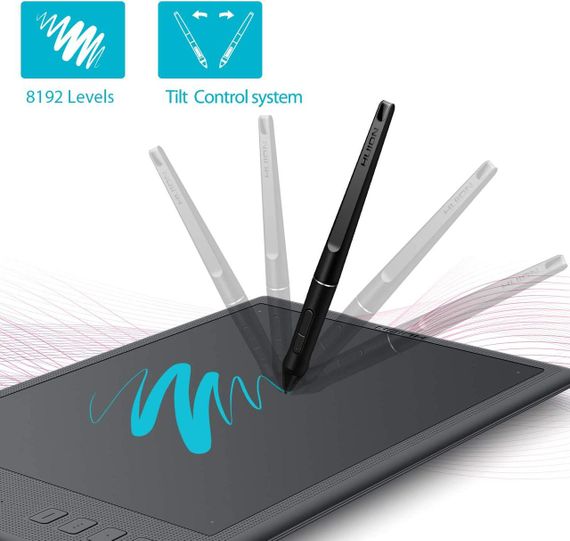 Графический планшет Huion WH1409 V2 Black (WH1409V2_HUION) | Зображення 7
