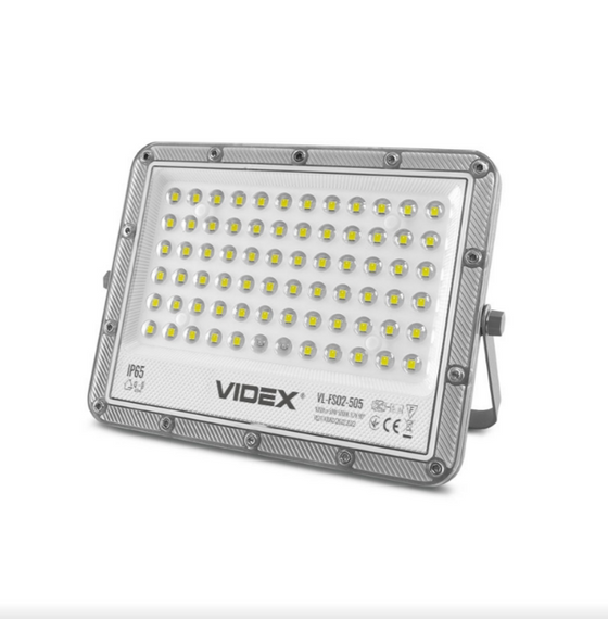 LED Прожектор 50W 5000К 1000Lm 3,2V автономний Videx | Зображення 2