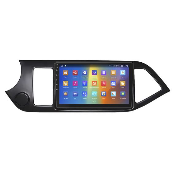 Штатная магнитола Lesko для Kia Picanto II 2011-2015 экран 9" 2/32Gb CarPlay 4G Wi-Fi GPS Prime Киа Пиканто | Зображення 1