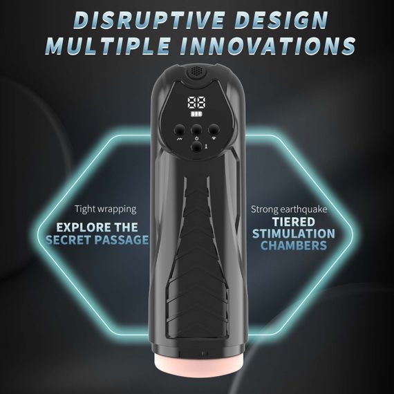 Мастурбатор LUXURY Masturbator, PREMIUM RECHARGEABLE MULTIFUNCTIONS 04 Sex Aura | Зображення 3