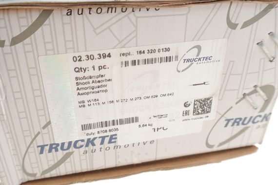 Амортизатор передній Mercedes Benz ML-class W164 4-matic 02.30.394 | Зображення 1