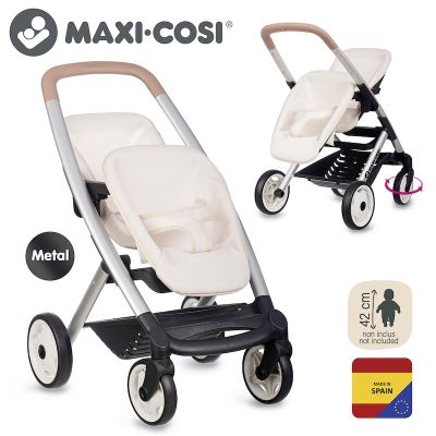 Коляска для кукол Smoby для двойни Maxi-Cosi Айвори, 54 х 38,5 х 64 см, 3+ (7600253222) | Зображення 4