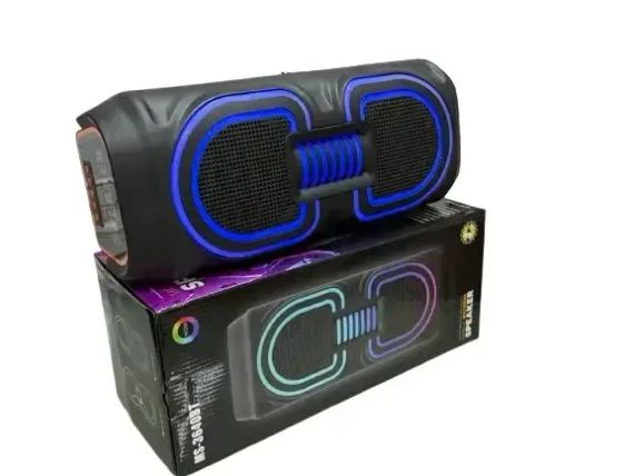 ОЧЕНКА! Акумуляторна колонка валіза з підсвіткою MS-3640BT 20W (Плохе паковання, ушкодження корпусу 3034) | Зображення 2