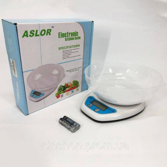 Ваги кухонні з чашею на батарейках QZ-129A, Компактні та зручні ваги для кухні харчові AF-84