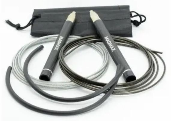 Скакалка швидкісна на підшипниках алюмінієва MadMax MFA-286 Speed jump rope Black 3 м (MFA-286-BLK-U) | Зображення 1
