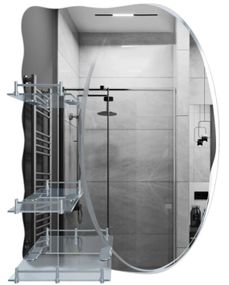 Дзеркало Kroner KRM Belantis - ACS705 із трьома полицями (CV022929)