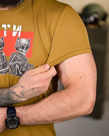 Тактична потоотводна футболка КАТІ койот ПП4667 | Зображення 3