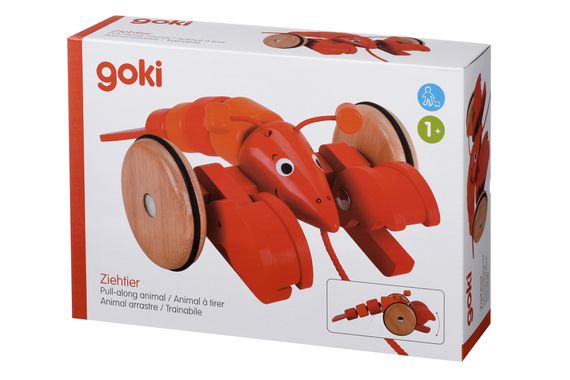 Игрушка-каталка goki Лобстер 54904G (54904G) | Зображення 3